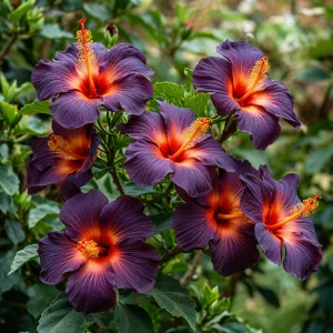 Гибискус Вивида Флэр купить по цене от 279р. в интернет-магазине «Посадика» с доставкой почтой в в Николаевске и по всей России – [изображение №1].